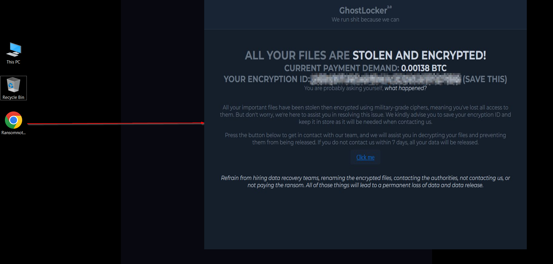 Ghostlocker Ransomware GhostLocker RaaS V2.0 - Darkatlas